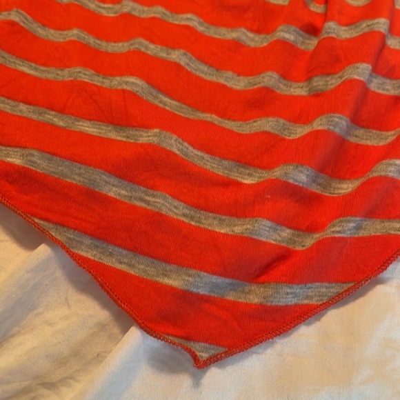 J mode USA - size medium - maxi dress - orange/coral and gray - Picture 10 of 13